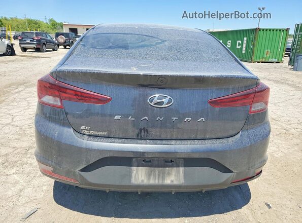 5NPD74LF0LH598344 2020 HYUNDAI ELANTRA Gray Вид ззаду