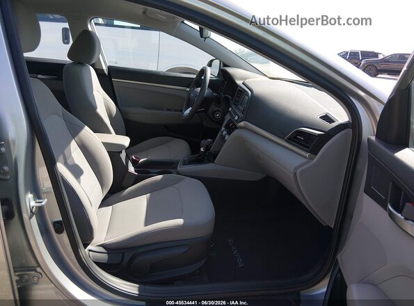 5NPD74LF0LH600903 2020 HYUNDAI ELANTRA Silver Widok wnętrza z przodu