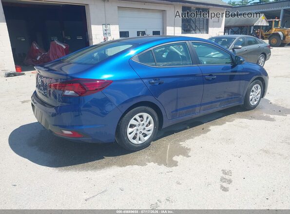 5NPD74LF0LH601324 2020 HYUNDAI ELANTRA Blue Задня права чверть
