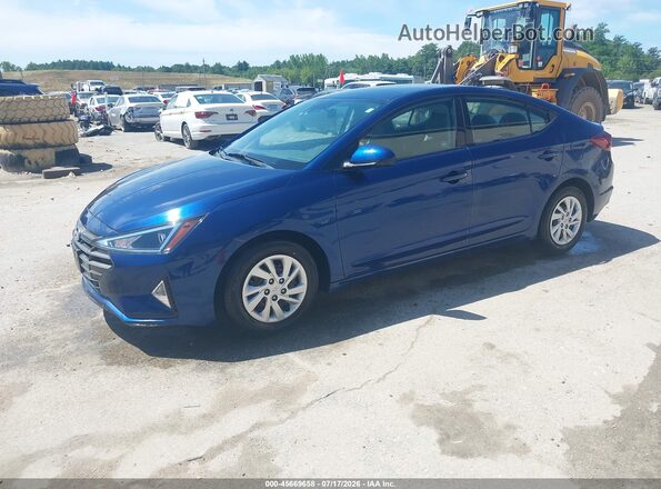 5NPD74LF0LH601324 2020 HYUNDAI ELANTRA Blue Передня ліва чверть