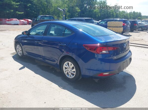 5NPD74LF0LH601324 2020 HYUNDAI ELANTRA Blue Задня ліва чверть