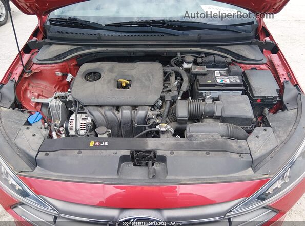 5NPD74LF0LH601727 2020 HYUNDAI ELANTRA Red Vista trasera