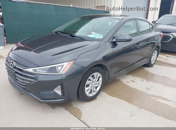 5NPD74LF0LH602439 2020 HYUNDAI ELANTRA Gray წინა მარცხენა ხედი სამი მეოთხედიდან
