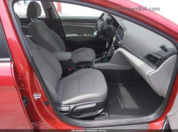 5NPD74LF0LH602490 2020 HYUNDAI ELANTRA Red წინა სალონის ხედი