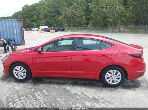 5NPD74LF0LH602490 2020 HYUNDAI ELANTRA Red 