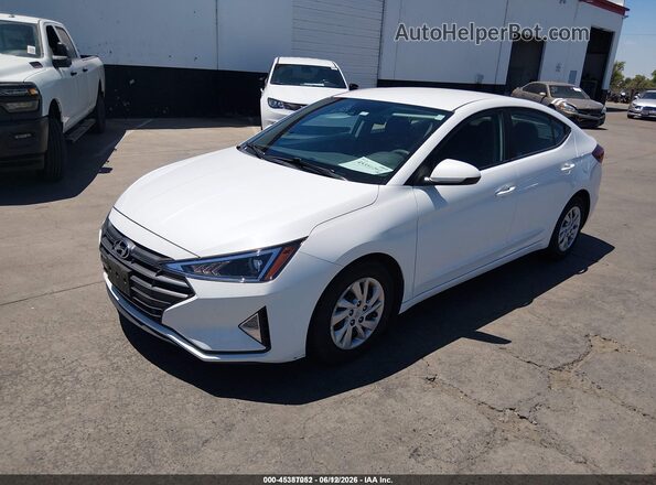5NPD74LF0LH602859 2020 HYUNDAI ELANTRA White Przód lewy