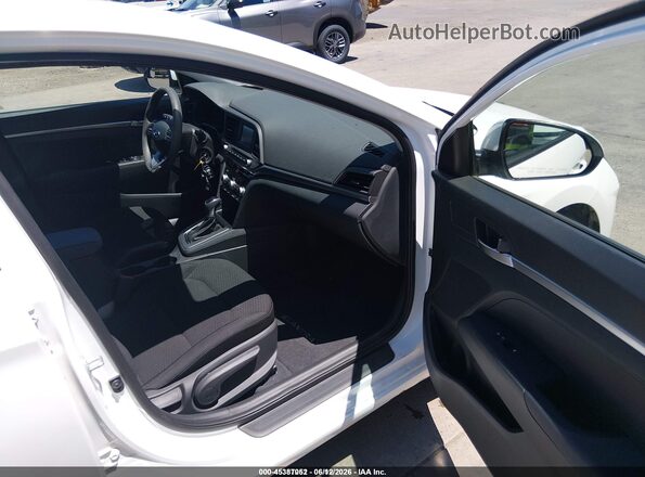 5NPD74LF0LH602859 2020 HYUNDAI ELANTRA White Widok wnętrza z przodu