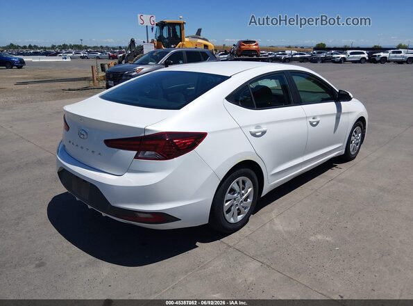 5NPD74LF0LH602859 2020 HYUNDAI ELANTRA White Tył prawy