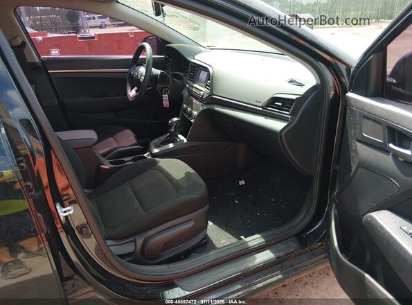 5NPD74LF0LH606801 2020 HYUNDAI ELANTRA Black Вид салону спереду