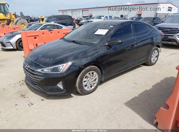 5NPD74LF0LH606801 2020 HYUNDAI ELANTRA Black Передня ліва чверть