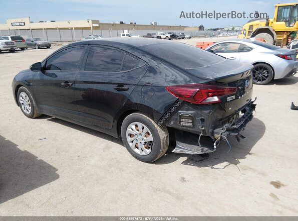 5NPD74LF0LH606801 2020 HYUNDAI ELANTRA Black Задня ліва чверть