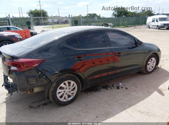 5NPD74LF0LH606801 2020 HYUNDAI ELANTRA Black Вид задньої частини салону