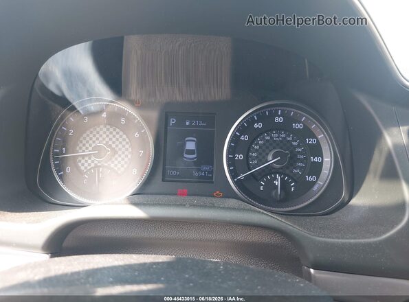 5NPD74LF0LH608015 2020 HYUNDAI ELANTRA Blue უკანა სავარძლების ხედი
