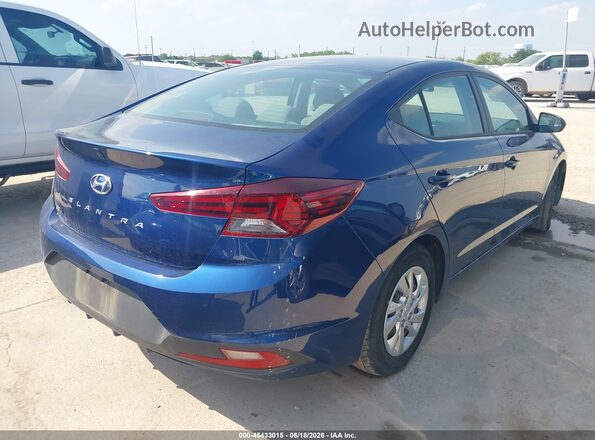 5NPD74LF0LH608015 2020 HYUNDAI ELANTRA Blue უკანა მარჯვენა