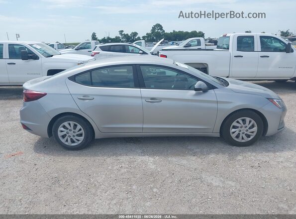 5NPD74LF0LH608886 2020 HYUNDAI ELANTRA Серебряный Вид задней части салона