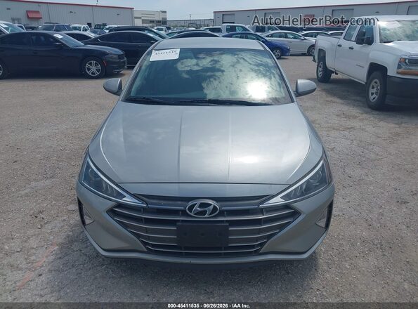 5NPD74LF0LH608886 2020 HYUNDAI ELANTRA Серебряный Вид щитка приборов
