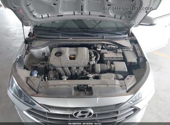 5NPD74LF0LH608886 2020 HYUNDAI ELANTRA Серебряный Вид сзади