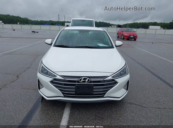 5NPD74LF0LH609181 2020 HYUNDAI ELANTRA White Вид щитка приладів