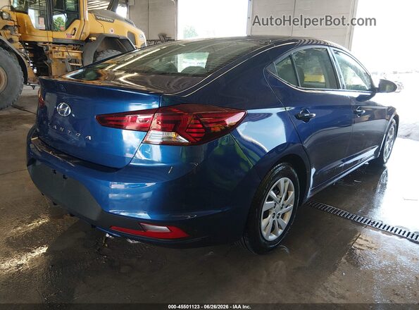 5NPD74LF0LH609973 2020 HYUNDAI ELANTRA Blue უკანა მარჯვენა