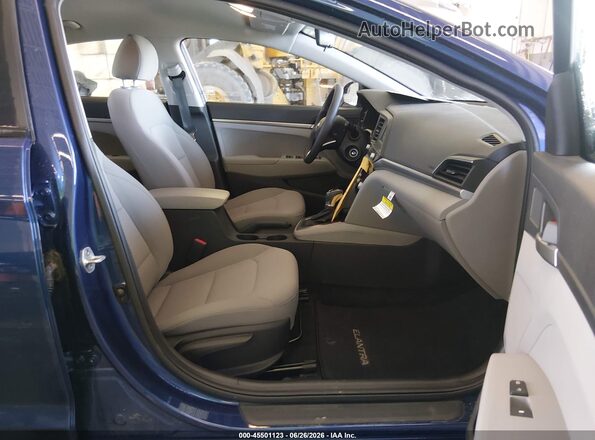 5NPD74LF0LH609973 2020 HYUNDAI ELANTRA Blue წინა სალონის ხედი