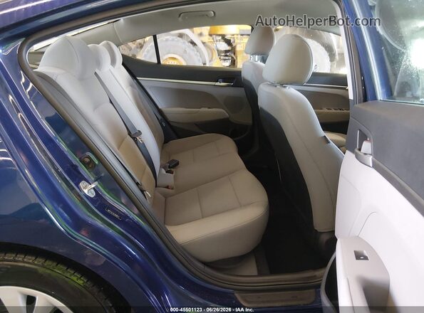 5NPD74LF0LH609973 2020 HYUNDAI ELANTRA Blue VIN კოდის სტიკერის ხედი