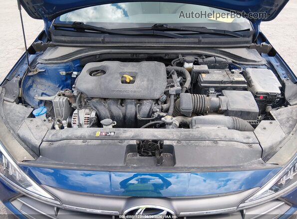 5NPD74LF0LH609973 2020 HYUNDAI ELANTRA Blue უკანა ხედი