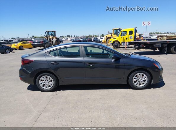 5NPD74LF0LH612078 2020 HYUNDAI ELANTRA Gray Вид задньої частини салону