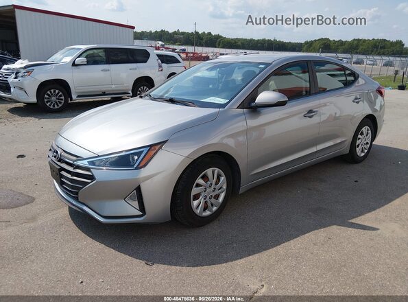 5NPD74LF0LH612484 2020 HYUNDAI ELANTRA Silver წინა მარცხენა ხედი სამი მეოთხედიდან