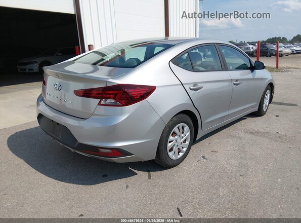 5NPD74LF0LH612484 2020 HYUNDAI ELANTRA Silver უკანა მარჯვენა