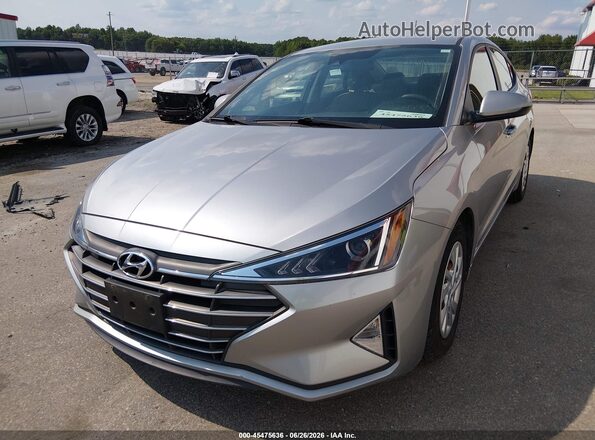 5NPD74LF0LH612484 2020 HYUNDAI ELANTRA Silver წინა ხედი