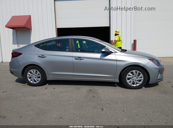 5NPD74LF0LH612484 2020 HYUNDAI ELANTRA Silver უკანა სალონის ხედი