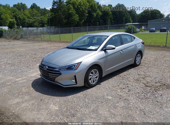 5NPD74LF0LH612517 2020 HYUNDAI ELANTRA Silver Vista tres cuartos delantera izquierda