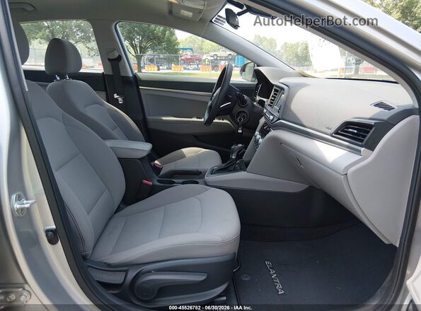5NPD74LF0LH612517 2020 HYUNDAI ELANTRA Silver Vista interior delantera