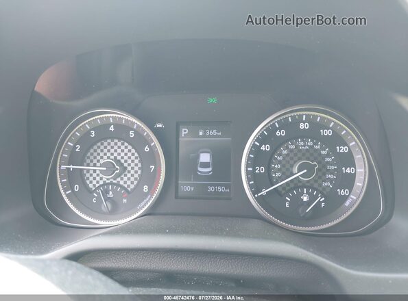 5NPD74LF0LH613781 2020 HYUNDAI ELANTRA White Vista de los asientos traseros