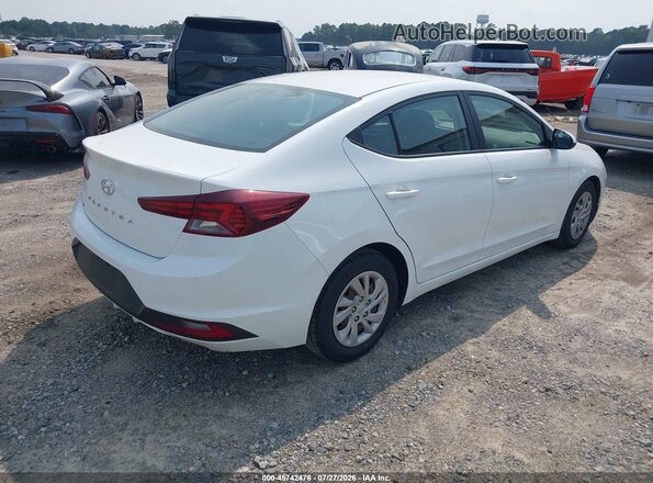 5NPD74LF0LH613781 2020 HYUNDAI ELANTRA White Trasero derecho