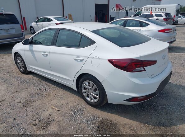 5NPD74LF0LH613781 2020 HYUNDAI ELANTRA White Trasero izquierdo
