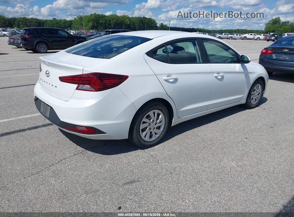 5NPD74LF0LH613893 2020 HYUNDAI ELANTRA White Trasero derecho