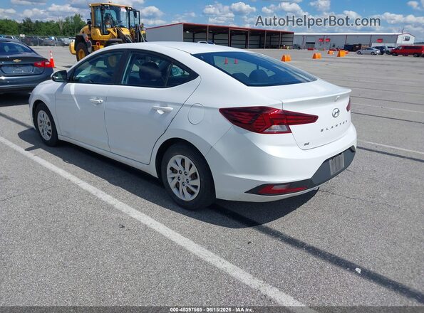 5NPD74LF0LH613893 2020 HYUNDAI ELANTRA White Trasero izquierdo