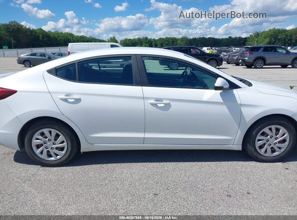 5NPD74LF0LH613893 2020 HYUNDAI ELANTRA White Vista interior trasera