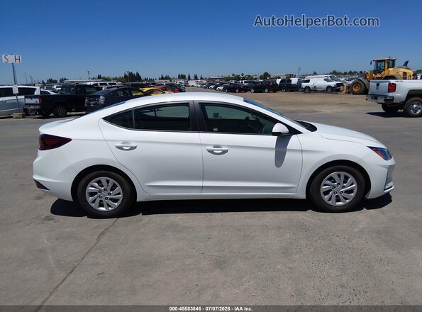 5NPD74LF0LH615742 2020 HYUNDAI ELANTRA White Вид задньої частини салону