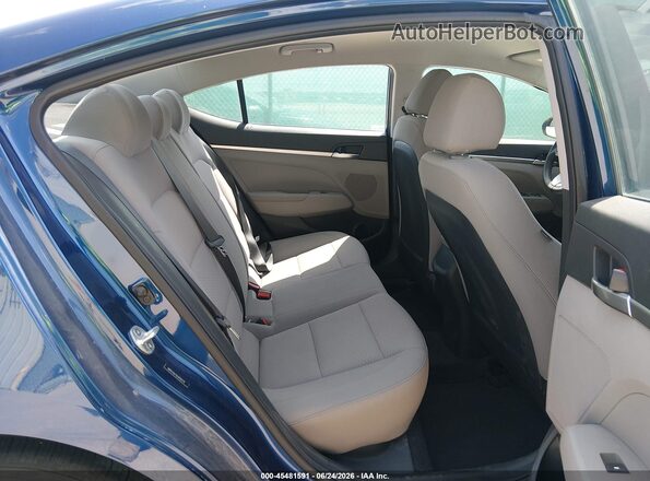 5NPD74LF0LH616275 2020 HYUNDAI ELANTRA Blue VIN კოდის სტიკერის ხედი