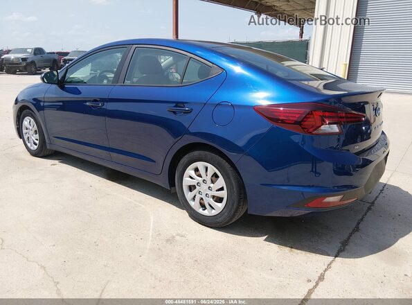 5NPD74LF0LH616275 2020 HYUNDAI ELANTRA Blue უკანა მარცხენა