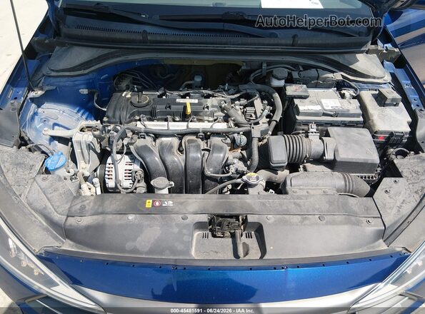 5NPD74LF0LH616275 2020 HYUNDAI ELANTRA Blue უკანა ხედი