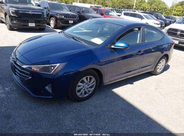 5NPD74LF0LH617751 2020 HYUNDAI ELANTRA Blue Передня ліва чверть