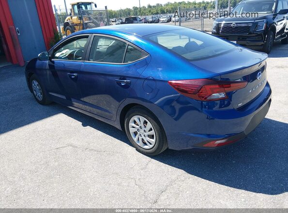 5NPD74LF0LH617751 2020 HYUNDAI ELANTRA Blue Задня ліва чверть