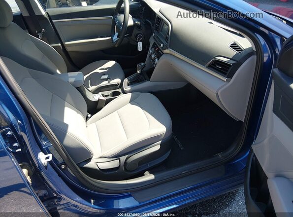 5NPD74LF0LH617751 2020 HYUNDAI ELANTRA Blue Вид салону спереду