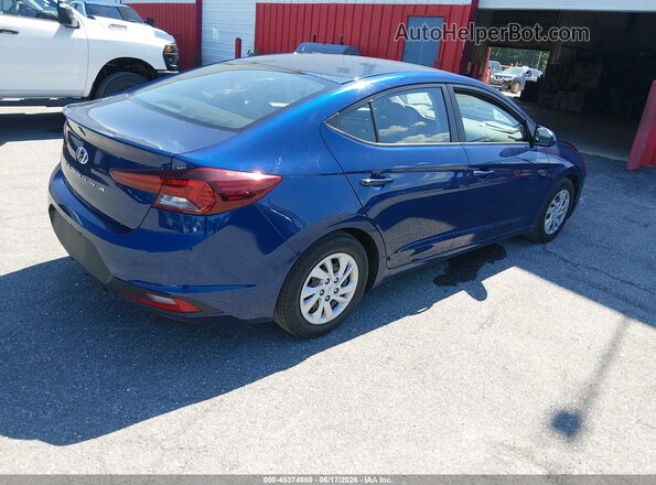 5NPD74LF0LH617751 2020 HYUNDAI ELANTRA Blue Задня права чверть