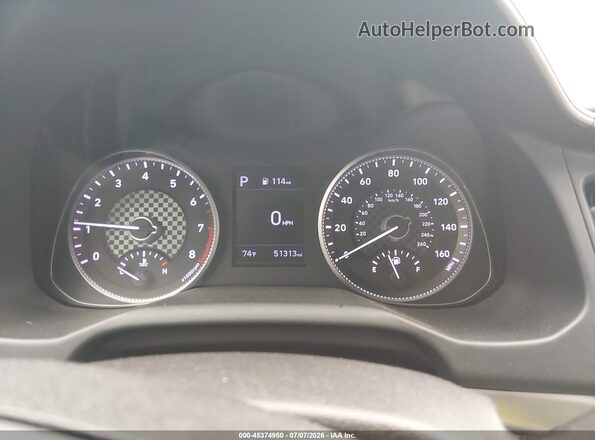 5NPD74LF0LH617751 2020 HYUNDAI ELANTRA Blue Вид задніх сидінь