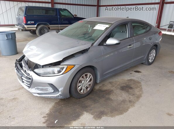 5NPD74LF1HH079830 2017 HYUNDAI ELANTRA Серый Передняя левая четверть
