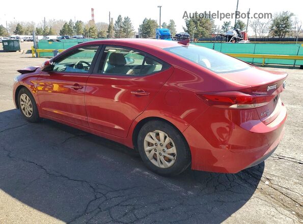 5NPD74LF1HH081657 2017 HYUNDAI ELANTRA Темно-бордовый Задняя левая четверть